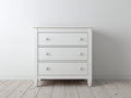 Commode - Panneaux de bois - 85 x 42 x 95 cm - Blanc - Style moderne